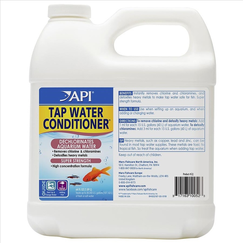 API Tap Water Conditioner 1.89 litres – Makes tap water safe