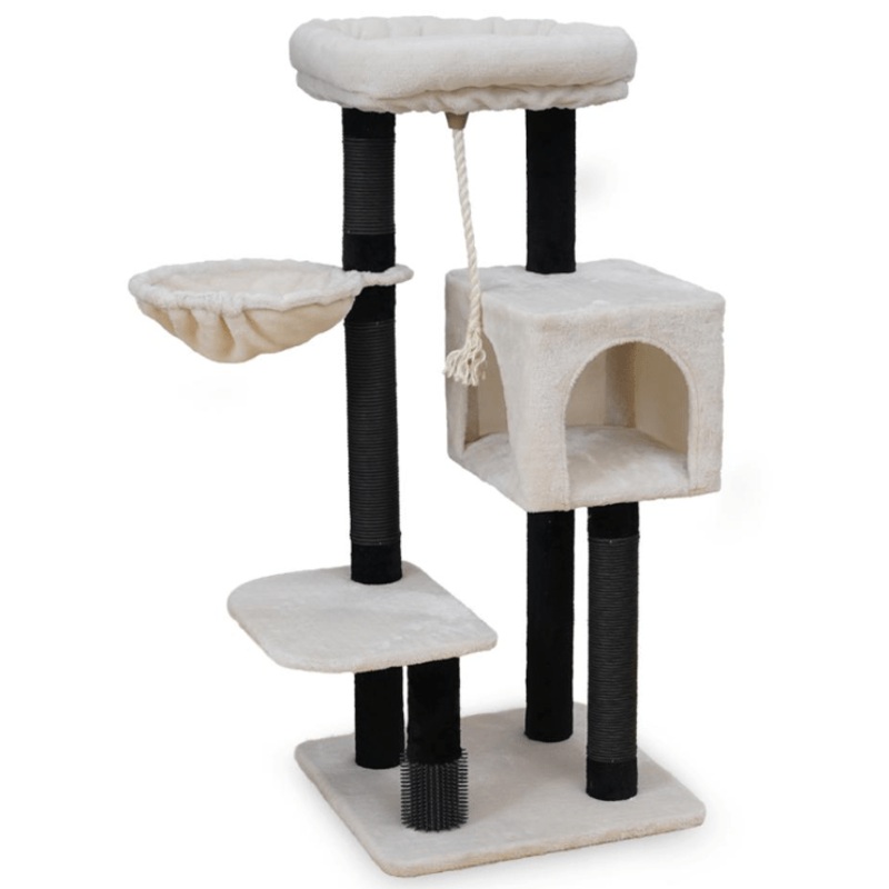 Dave Scratching Tree White 48x48x110cm