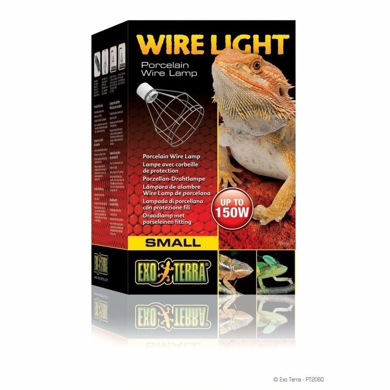 Exo Terra Wire Light Porcelain Wire Lamp Small