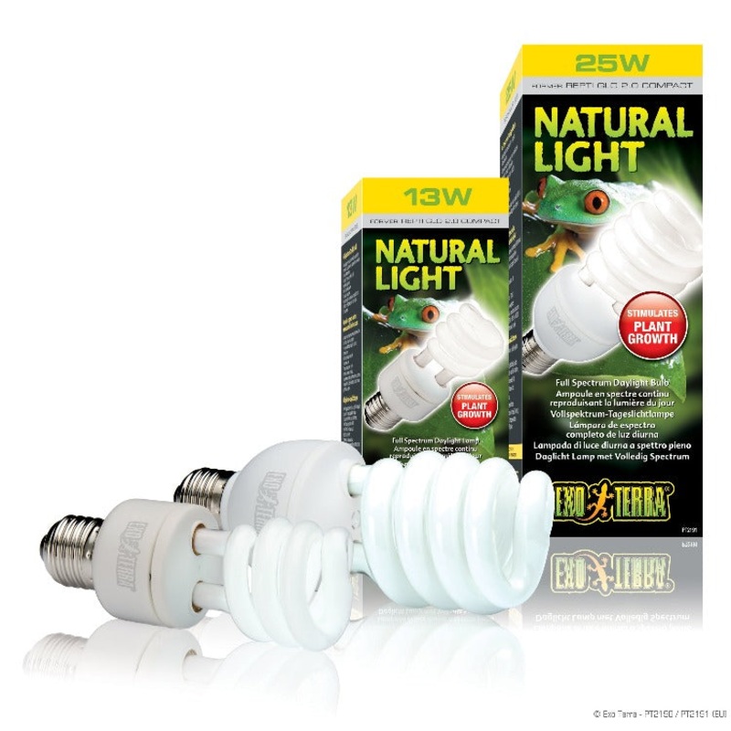 Exo Terra Natural Light Lamps – Full Spectrum Daylight Bulbs
