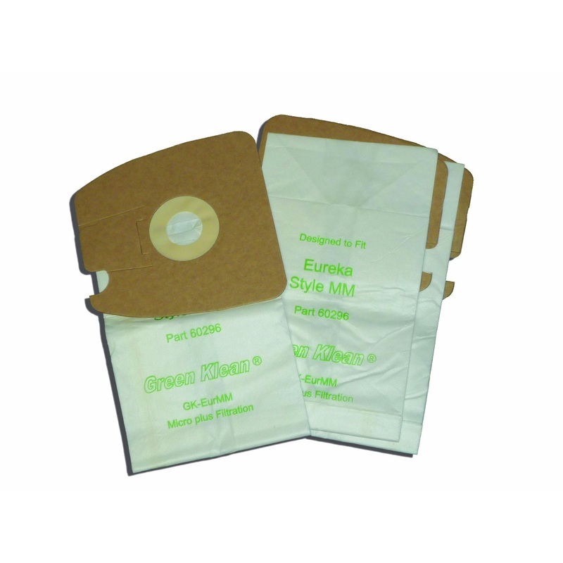 Green Klean GK-EurMM Eureka MM Mighty Mite Replacement Vacuum Bags (Pack of 36)