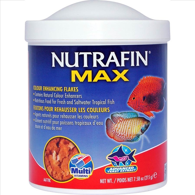 Nutrafin Max Tropical Colour Enhance Flakes – 215g
