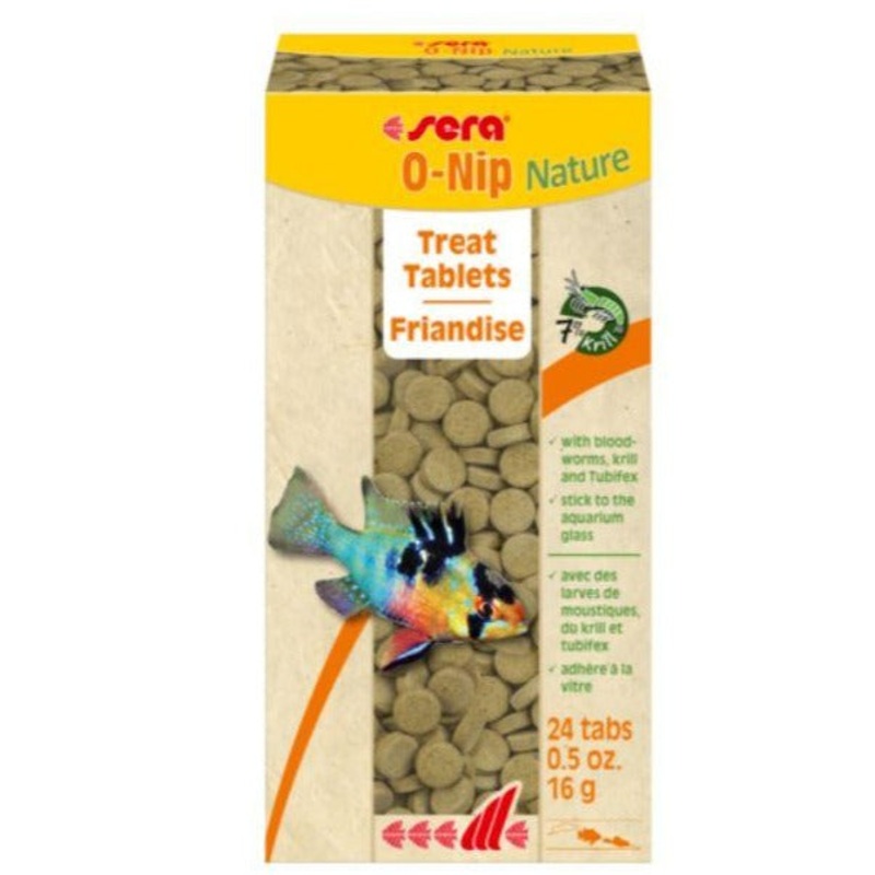 Sera O-Nip Tablets That Stick to the Glass for Interactive Feeding