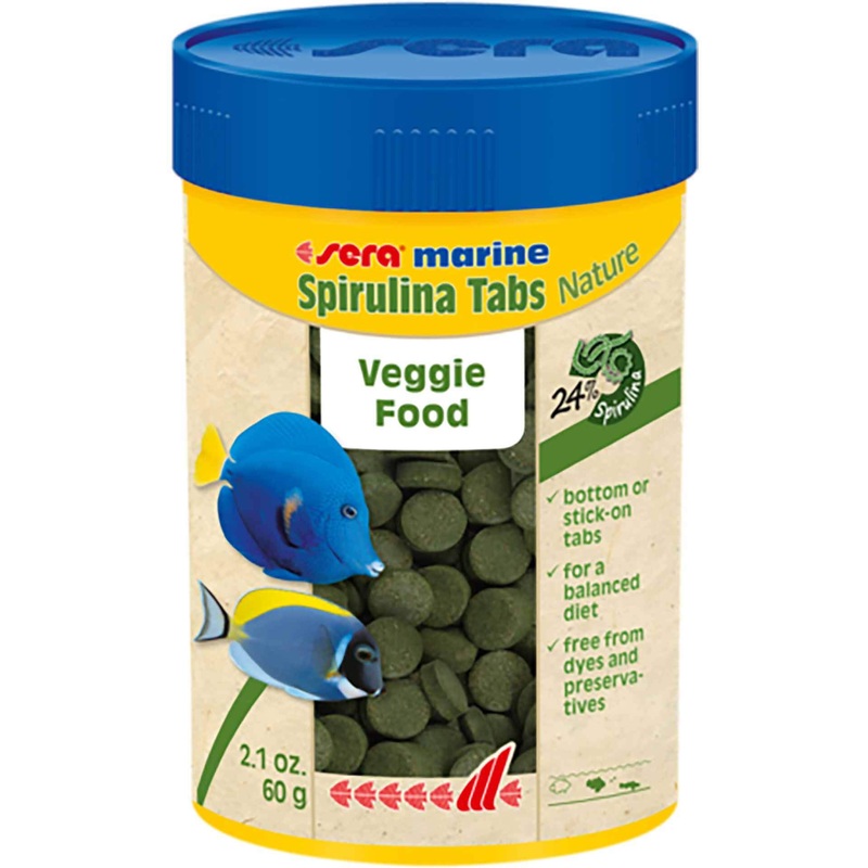 Sera Nature Marine Spirulina Tablets 60g – 100ml