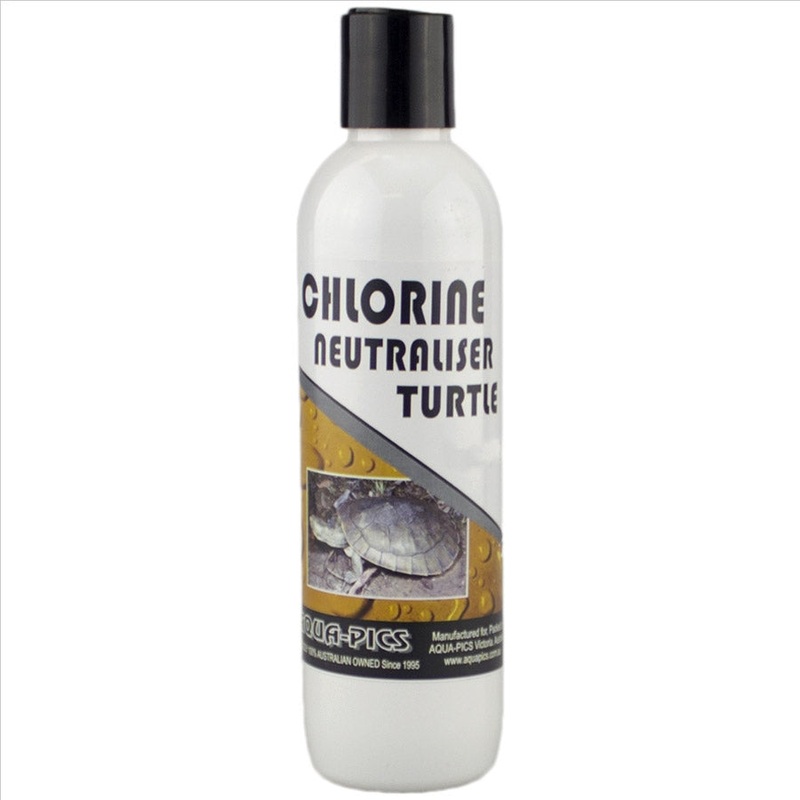 Aqua-Pics Turtle Chlorine Neutraliser 250ml (Treats 2000l)
