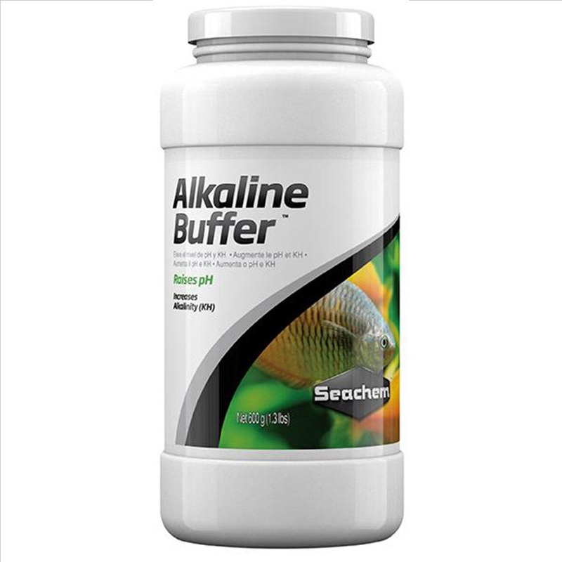 Seachem Alkaline Buffer 600g adjusts pH alkaline (7.2 – 8.5)