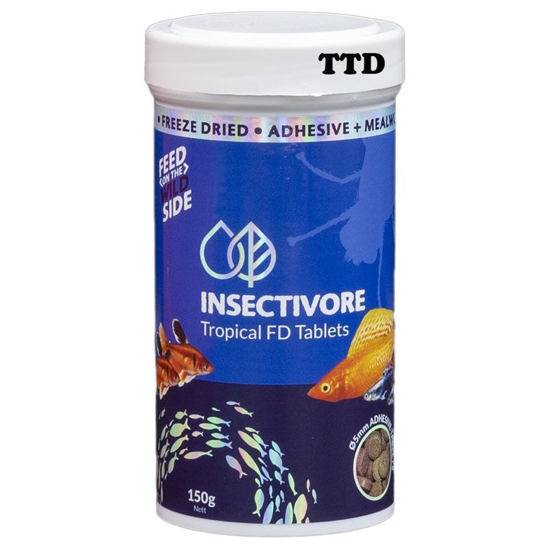 Bioscape Insectivore Freeze Dried Tropical Tablet 150g Fish Food – Adhesive