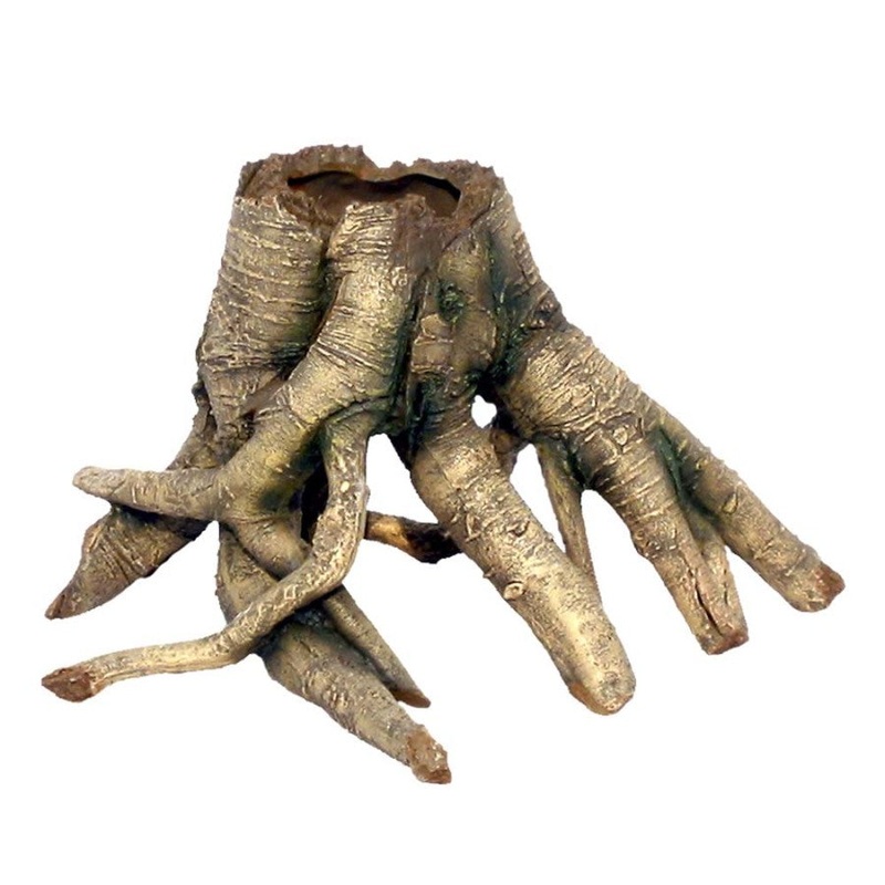 Mangrove Hollows Brown Aquarium Ornament