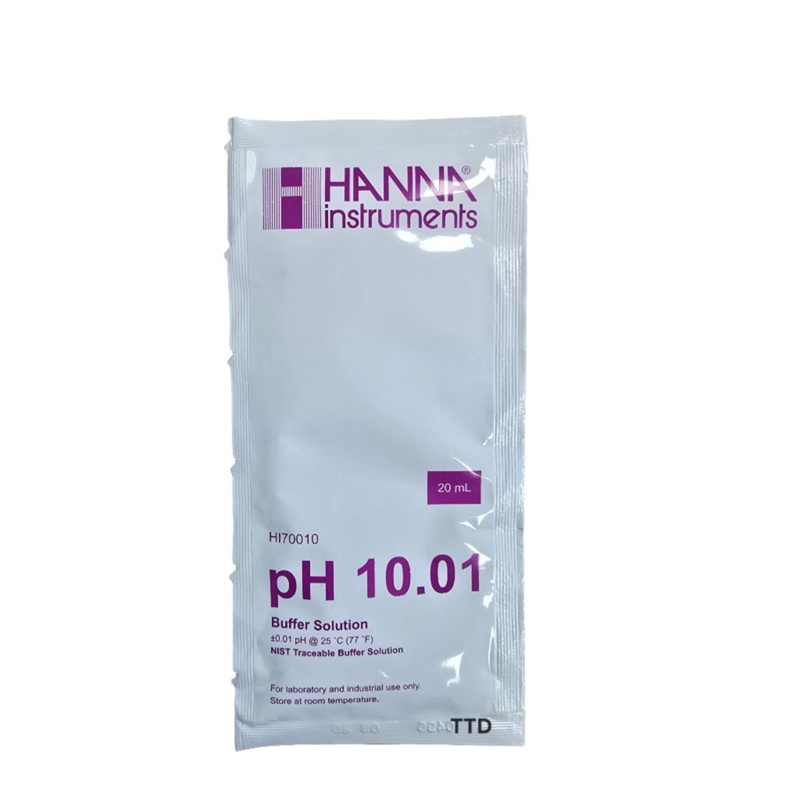 Hanna pH 10.01 Calibration Buffer Sachets – 20ml