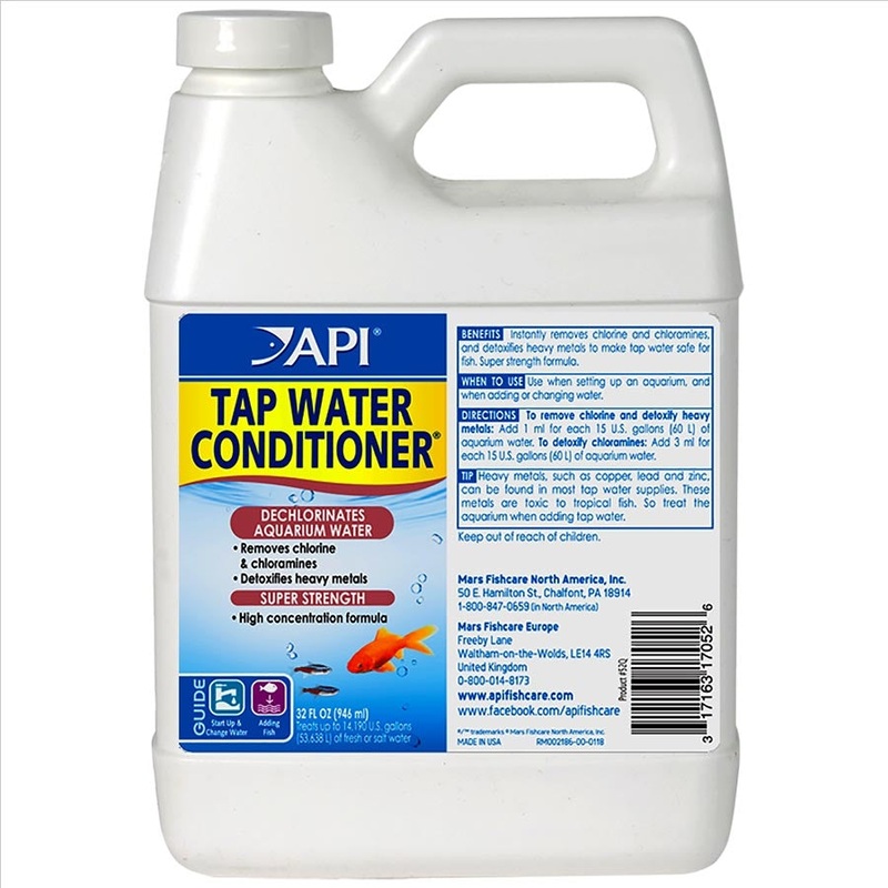 API Tap Water Conditioner 946ml – Makes tap water safe