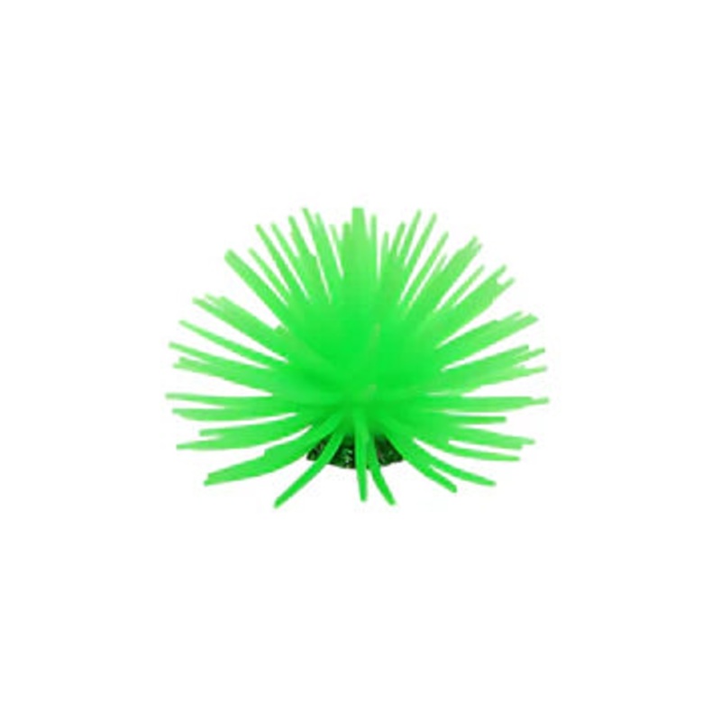 Anemone Small Aquarium Decor Green  11x8cm