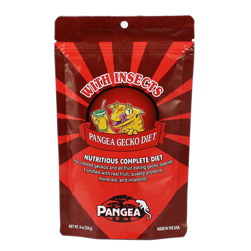 Pangea Gecko Diet – Fruit with Insects Complete Food Mix