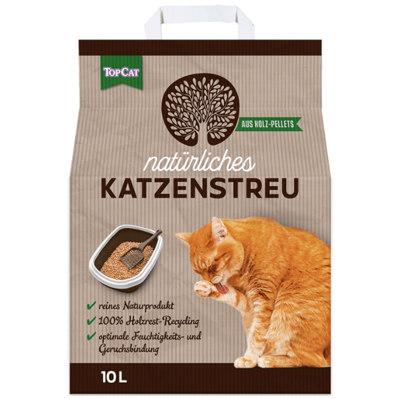 Top Cat Wood Pellets 10L