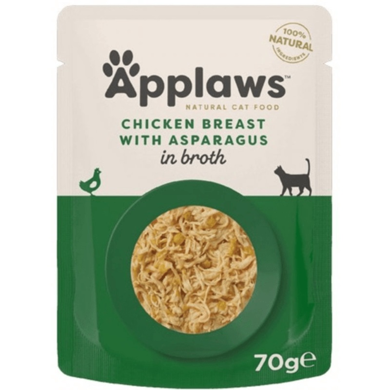 Applaws Chicken Breast with Asparagus 70gr