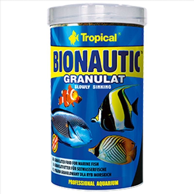Tropical Bionautic Granulat 500ml 275g Marine 1.5mm Pellet Fish Food