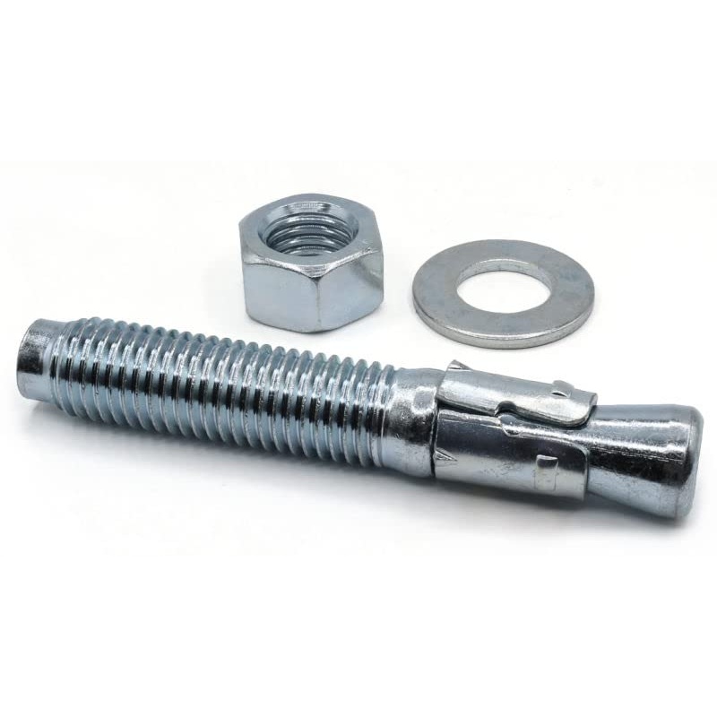 Wedge Anchors 3/8-16 x 3 Wedge Anchors Zinc Blue 100 per Box