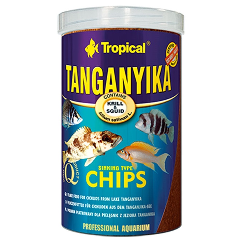 Tropical Tanganyika Chips 250ml – 130g – 1.5mm Pellet Food