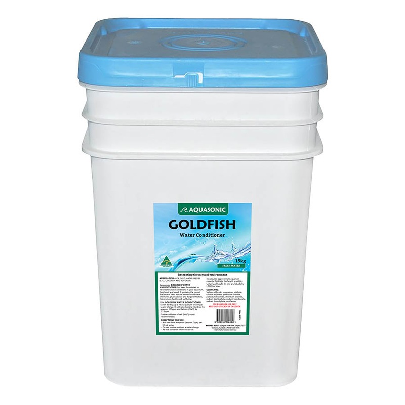 Aquasonic Goldfish Water Conditioner 15kg ** – Australian Made