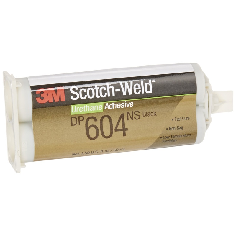 3M Scotch-Weld Urethane Adhesive DP604NS Black, 50 mL (Pack of 1)