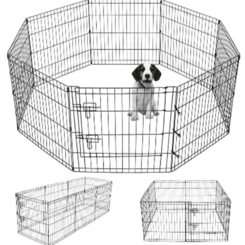 30″ Metal Cage Zinc Plated 8 Doors 61x76cm