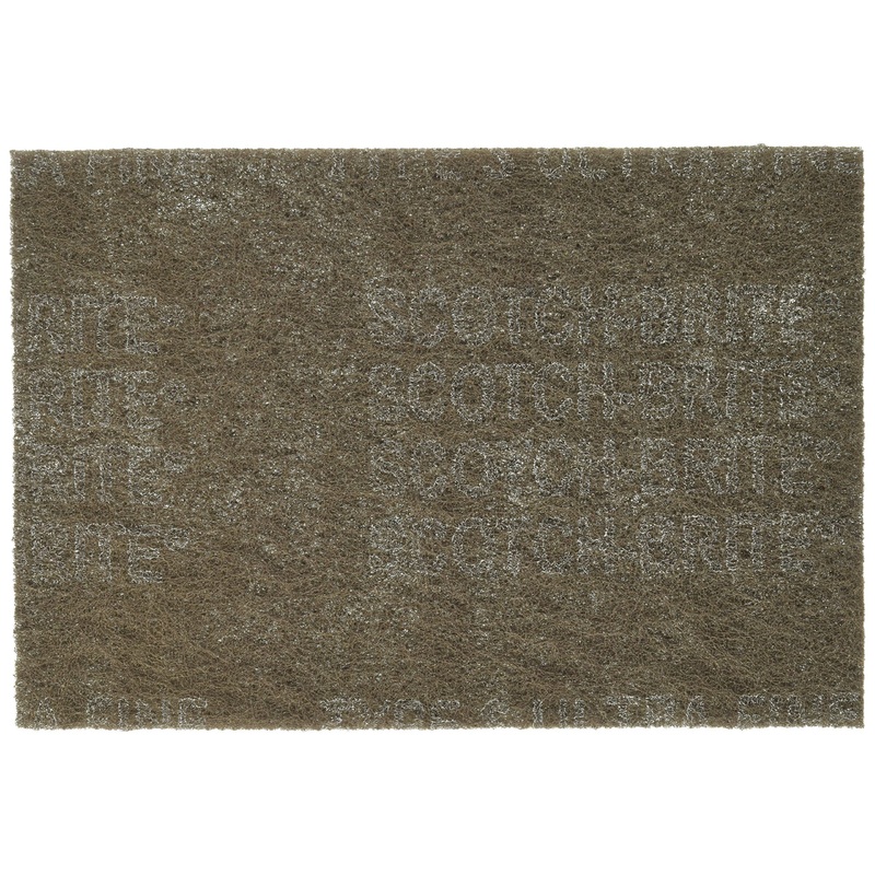 3M HP-HP Scotch-Brite Hand Pad – Ultra Fine Grade 6 in Width x 9 in Length – 7448[PRICE is per BOX]