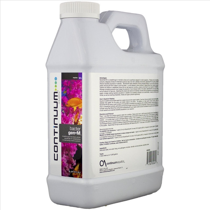 Continuum Aquatics Bacter Gen M 2 litres – Adds Aerobic, Anerobic bacteria