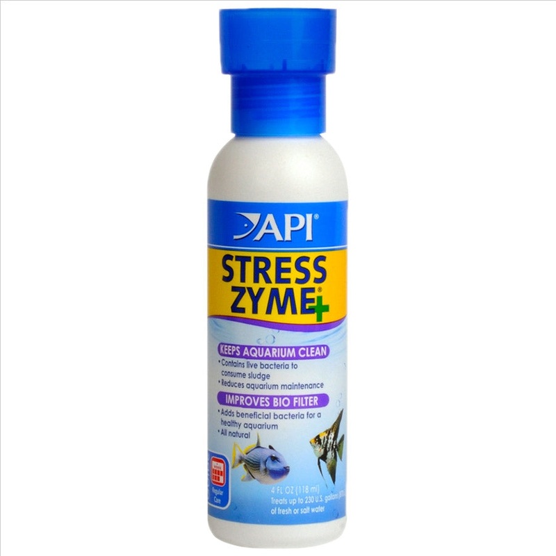 API Stress Zyme 118ml Improves Biological Filtration – Reduces Sludge