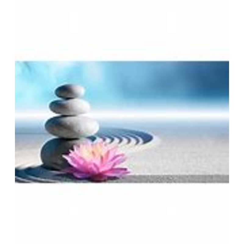 Aqua Natural Zen Garden Background