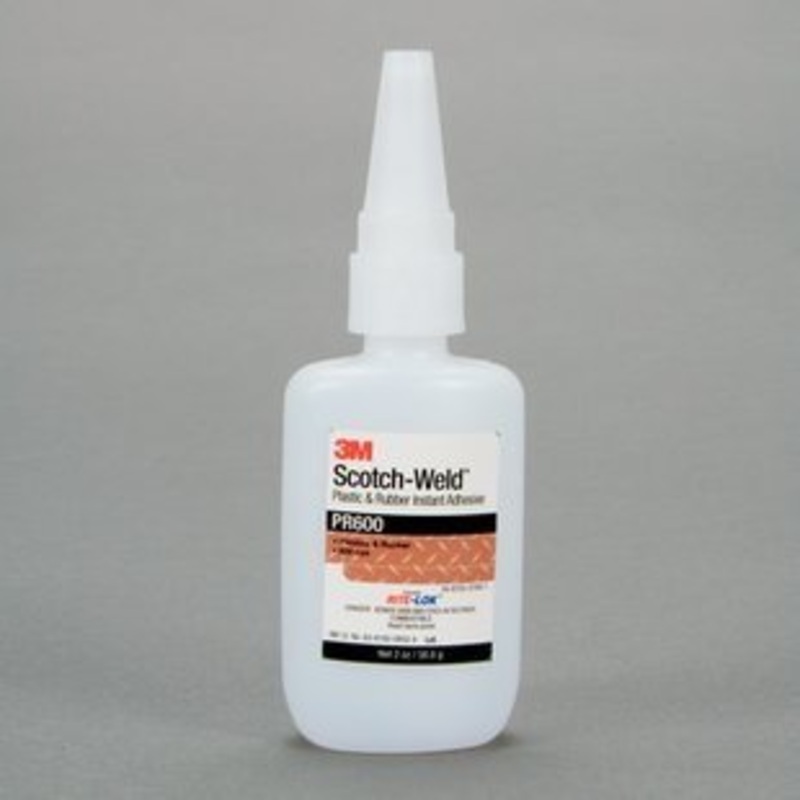 3M (PR600) Plastic & Rubber Instant Adhesive PR600, 50 g btl