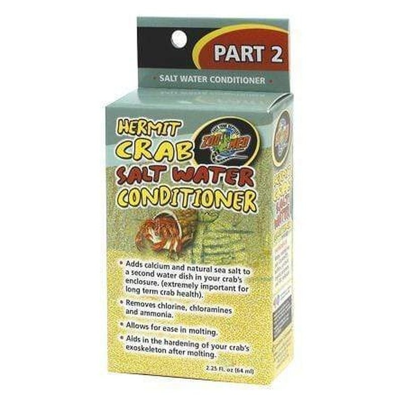 Zoo Med Hermit Crab Salt Water Conditioner 64ml