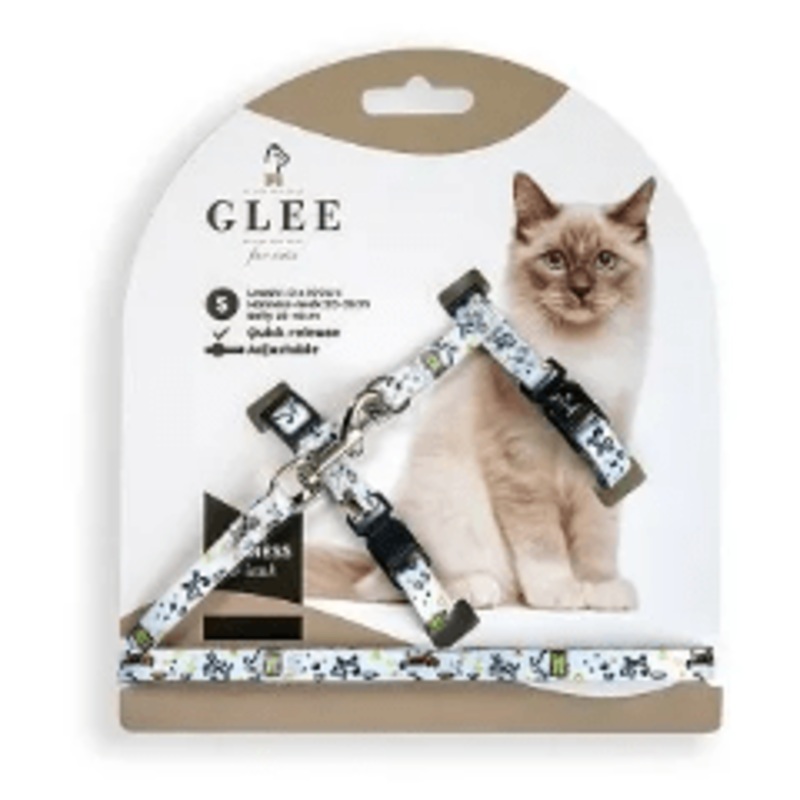 Glee Harness & Leash “Funny Cat”
