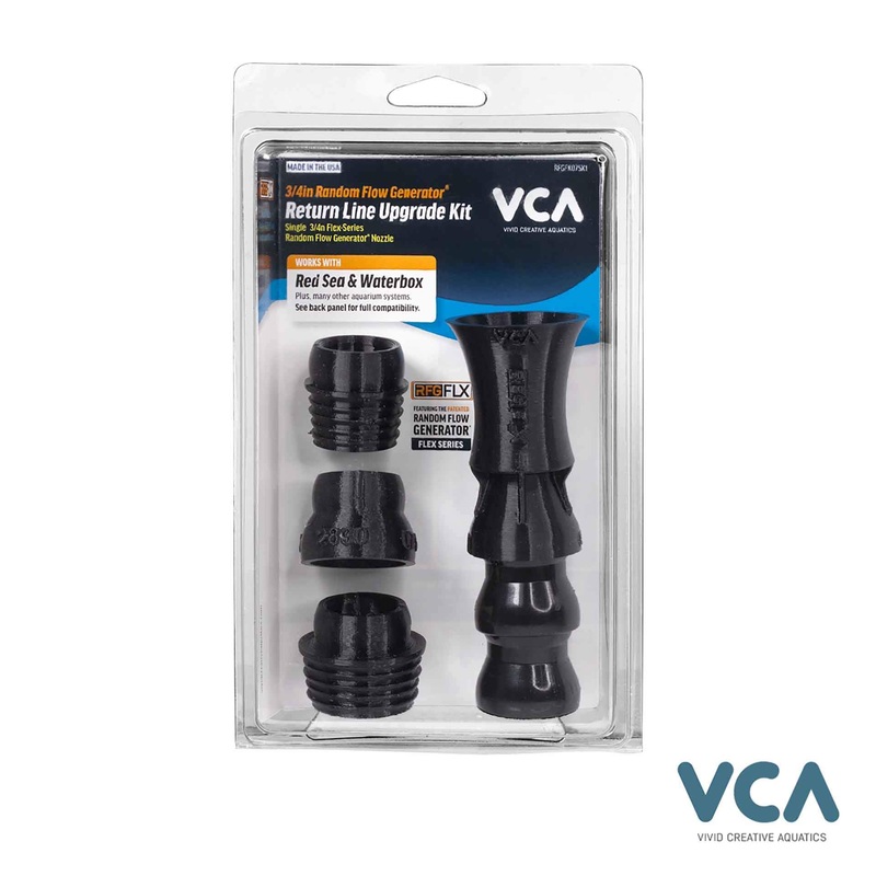 VCA Random Flow Generator Single Nozzle 3/4″ for Red Sea and Waterbox Aquariums
