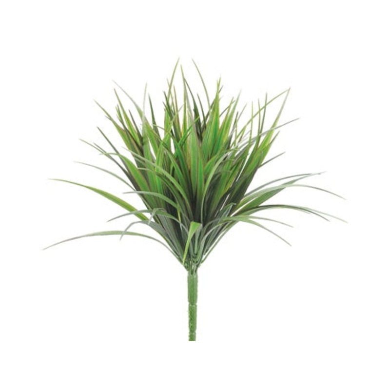 12″ Vanilla Grass Bush Mix Green/Red
