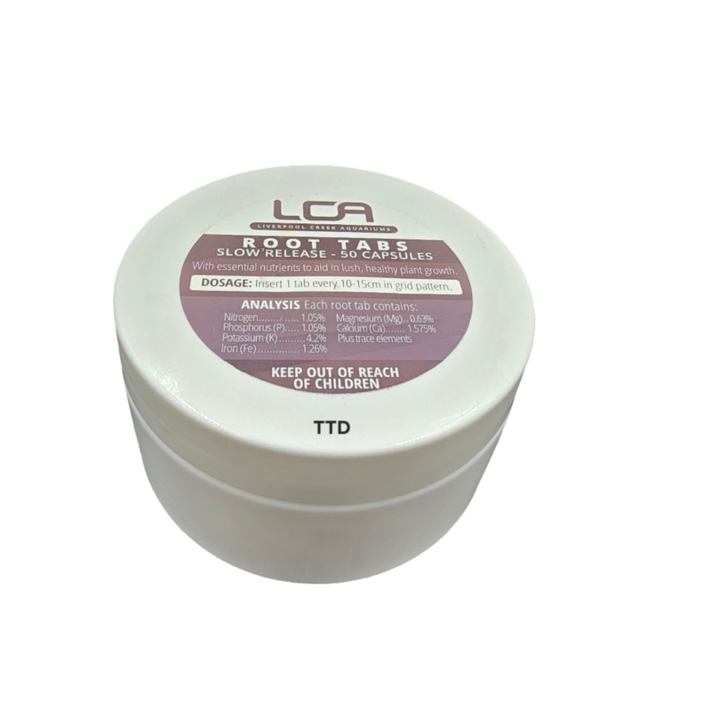 LCA Root Tabs (Slow Release) 50 Capsules Fertiliser – Liverpool Creek Aquariums
