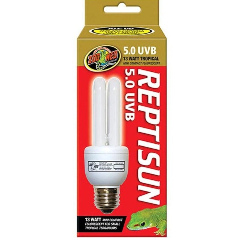 Zoo Med ReptiSun 5.0 13 Watt UVA/UVB Mini Compact Fluorescent