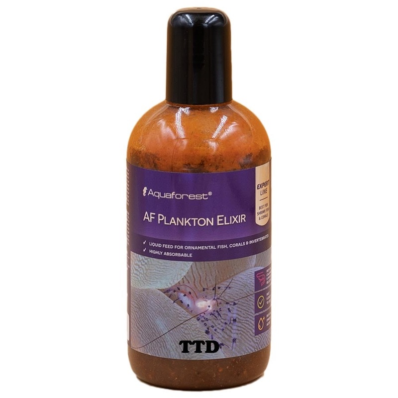 Aquaforest 250ml Plankton Elixir Fishand Invert Food