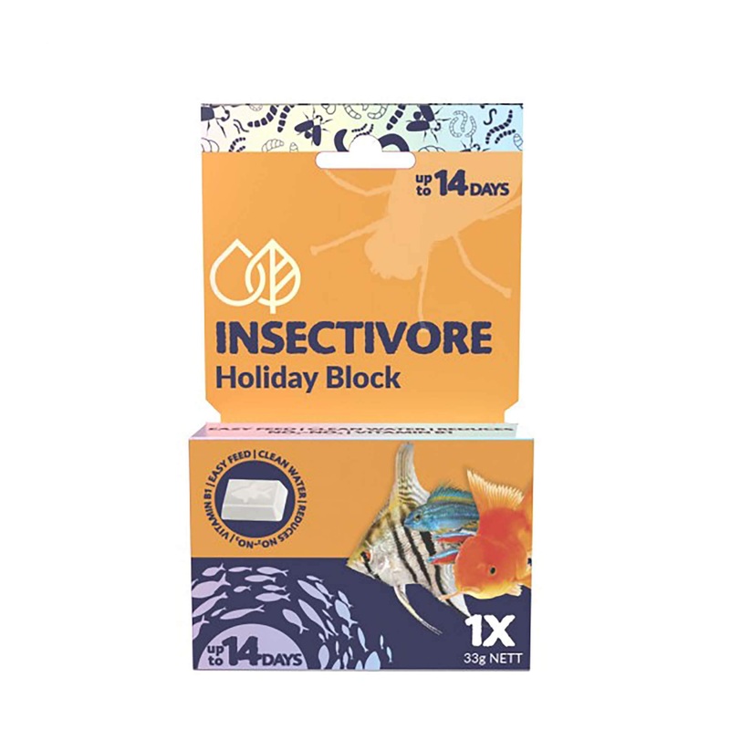 Bioscape Insectivore Holiday Block 33g – Up to 14 days