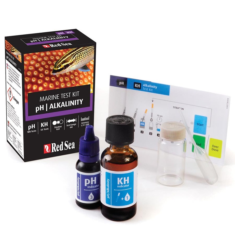 Red Sea pH Alkalinity Test Kit – 100/55 Tests