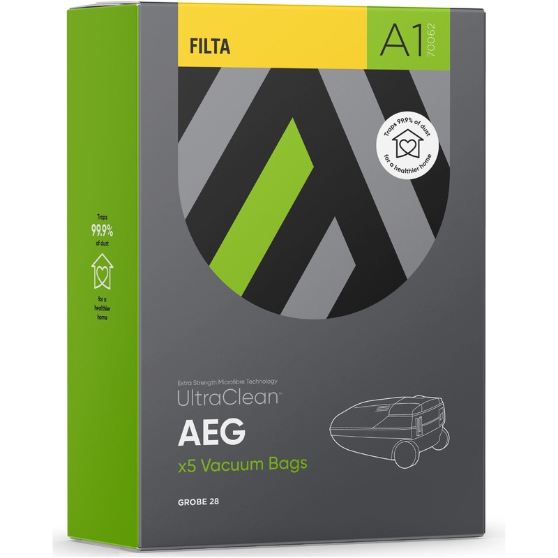 A1 – ULTRACLEAN AEG GROBE 28 SMS MULTI LAYERED VACUUM BAGS 5 PACK