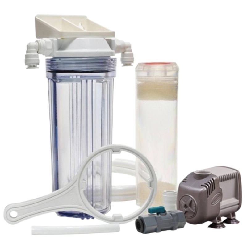 Bulk Reef Supply: GFO & Carbon Reactor – Single with Sicce Syncra 1.5 Pump