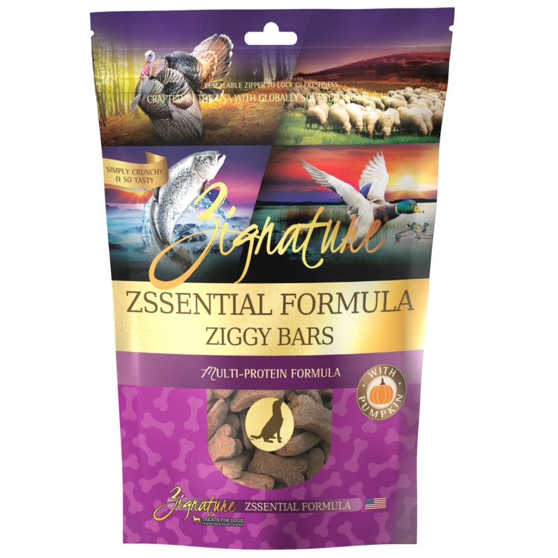 Zignature Ziggy Bars Zssential Formula Dog Treats