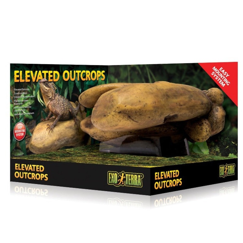 Exo Terra Elevated Outcrops Medium – Basking Platform