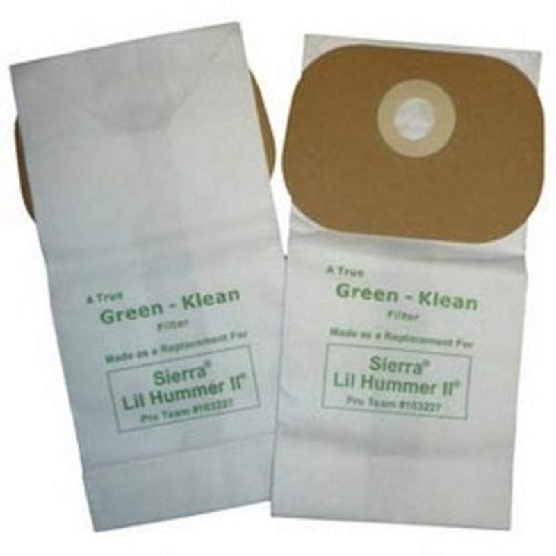 Green Klean GK-Sierra Replacement Vacuum Bags (Pack of 100)