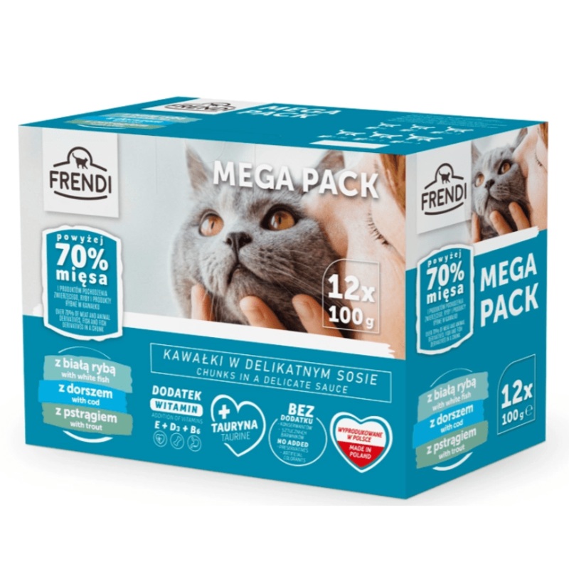 Frendi White Fish, Cod, & Trout Box 12x100gr