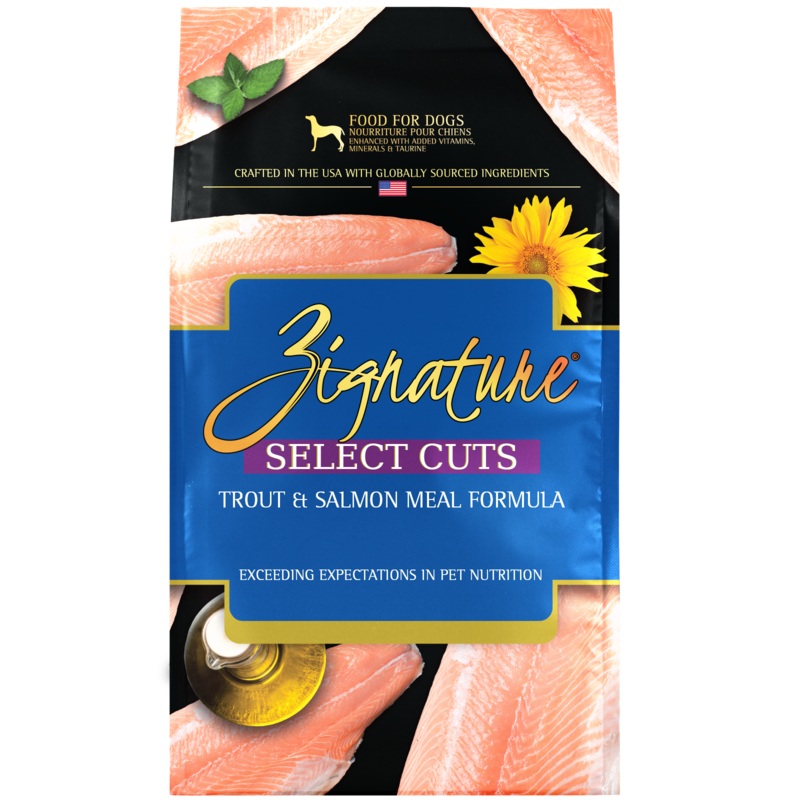 Zignature Select Cuts Trout and Salmon Formula Dog Food