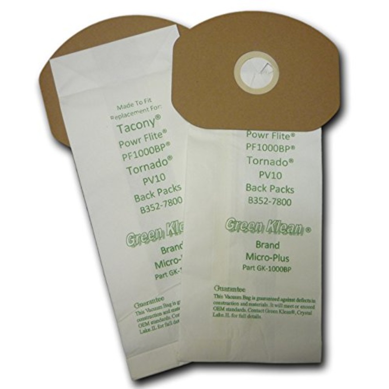 Green Klean GK-1000BP Replacement Vacuum Bags (Pack of 100)