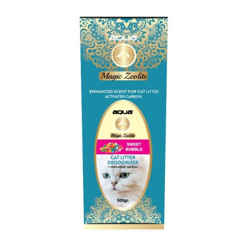 Aqua Magic Zeolite Cat Litter Deodoriser Sweet Bubble 500gr
