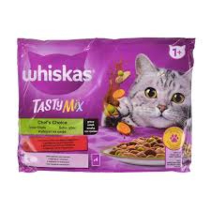 Whiskas Tasty Mix Chefs Choice 4x85gr