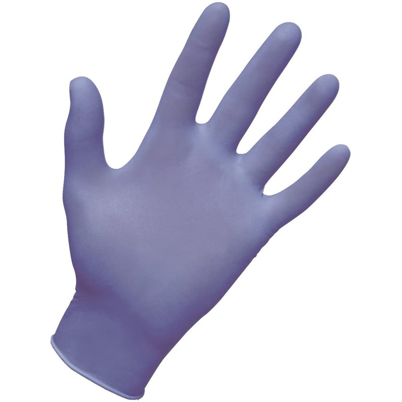 66522 Derma-Med Powder-Free Nitrile Exam Grade Gloves, Medium, 100-Pack