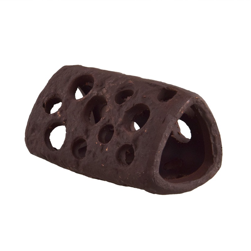 Ceramic Tube – Holey – Orange